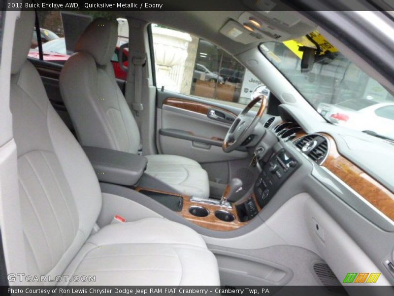 Quicksilver Metallic / Ebony 2012 Buick Enclave AWD