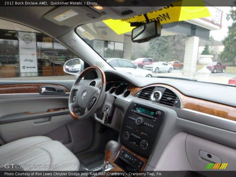 Quicksilver Metallic / Ebony 2012 Buick Enclave AWD