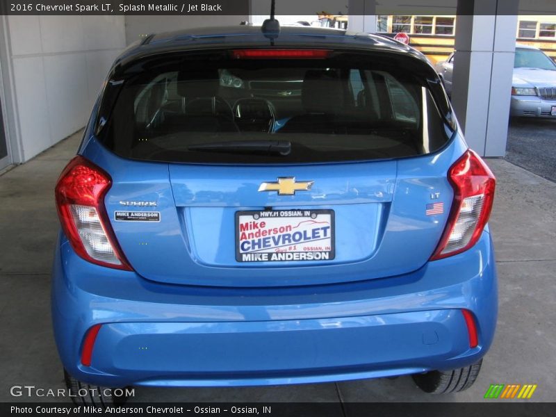 Splash Metallic / Jet Black 2016 Chevrolet Spark LT