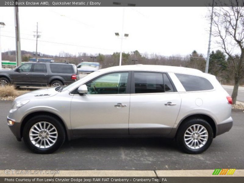 Quicksilver Metallic / Ebony 2012 Buick Enclave AWD