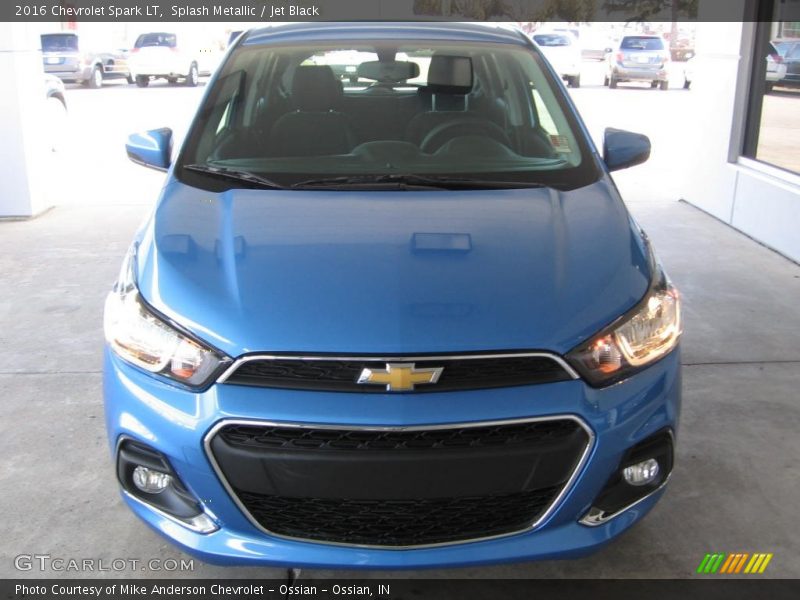 Splash Metallic / Jet Black 2016 Chevrolet Spark LT