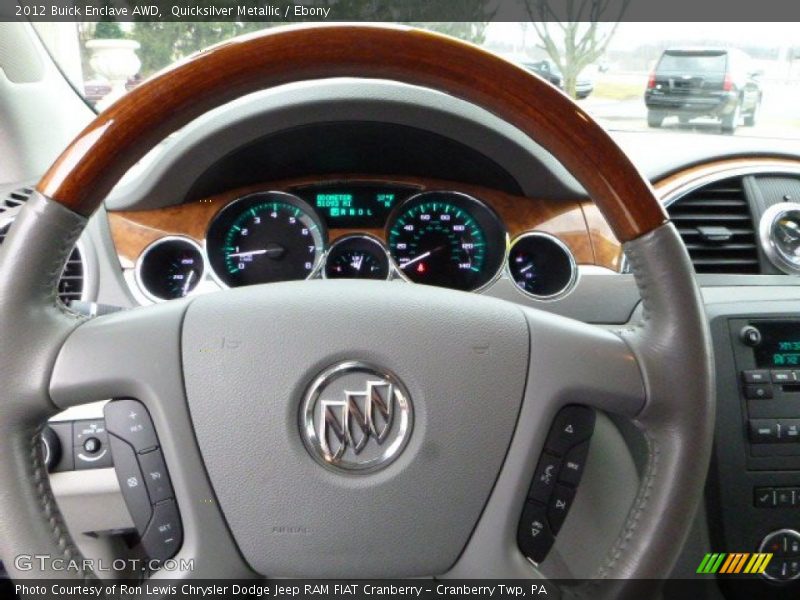 Quicksilver Metallic / Ebony 2012 Buick Enclave AWD