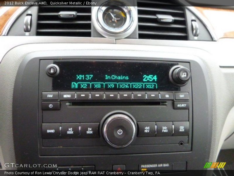 Quicksilver Metallic / Ebony 2012 Buick Enclave AWD