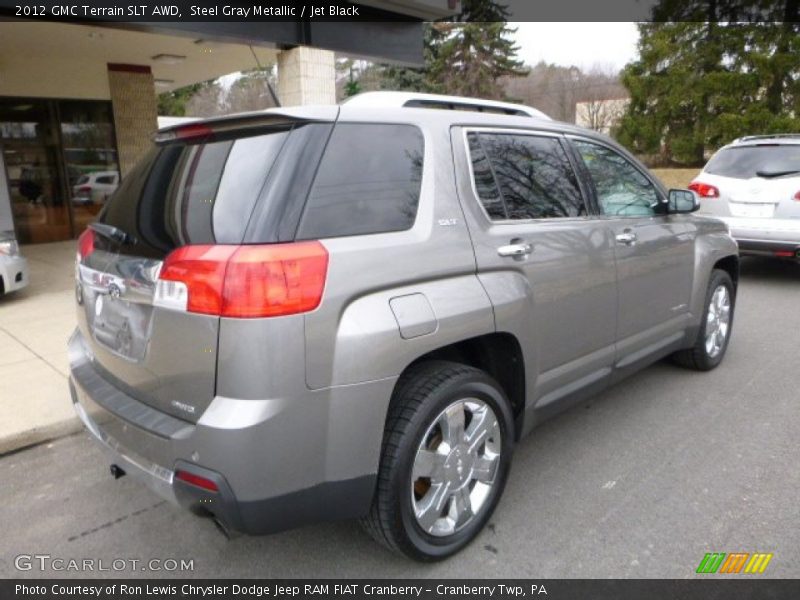 Steel Gray Metallic / Jet Black 2012 GMC Terrain SLT AWD