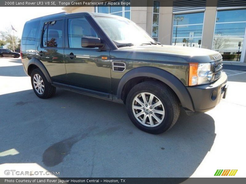 Tonga Green Pearlescent / Alpaca Beige 2008 Land Rover LR3 V8 SE