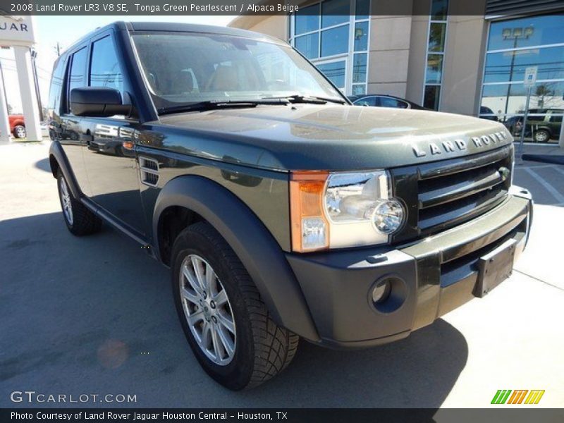 Tonga Green Pearlescent / Alpaca Beige 2008 Land Rover LR3 V8 SE