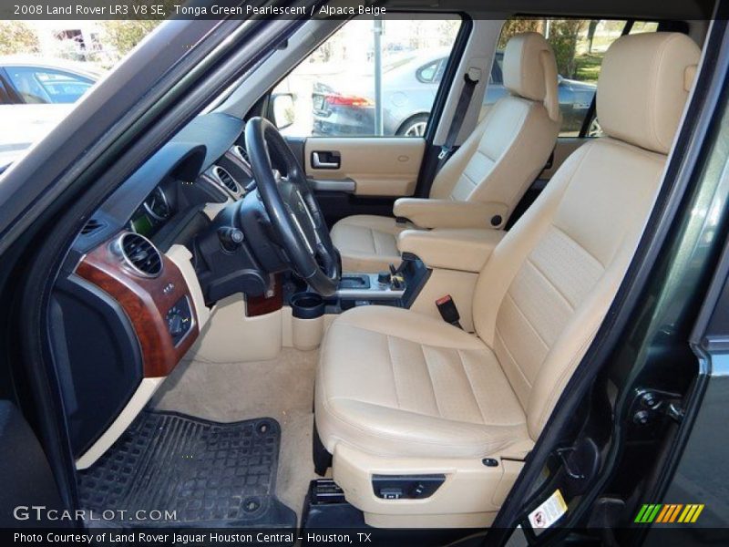 Tonga Green Pearlescent / Alpaca Beige 2008 Land Rover LR3 V8 SE