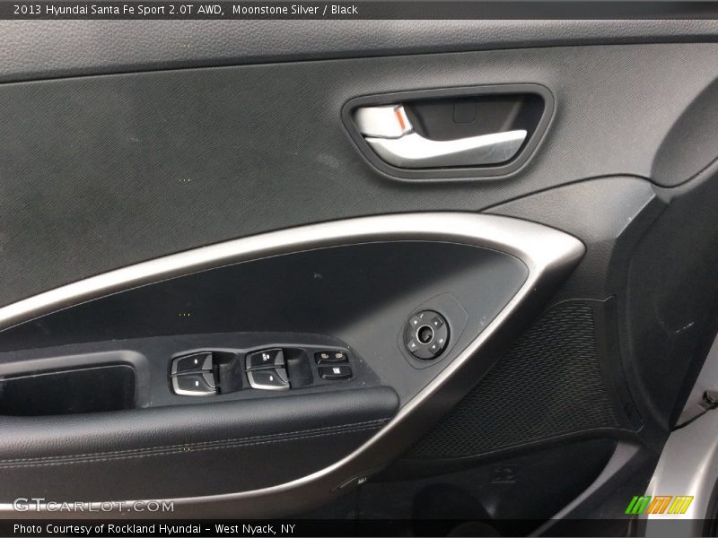 Moonstone Silver / Black 2013 Hyundai Santa Fe Sport 2.0T AWD