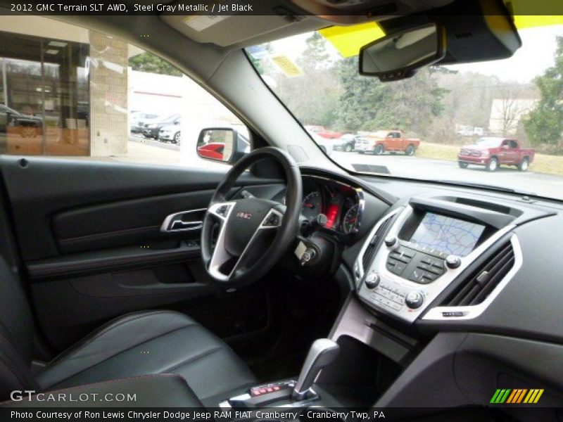 Steel Gray Metallic / Jet Black 2012 GMC Terrain SLT AWD