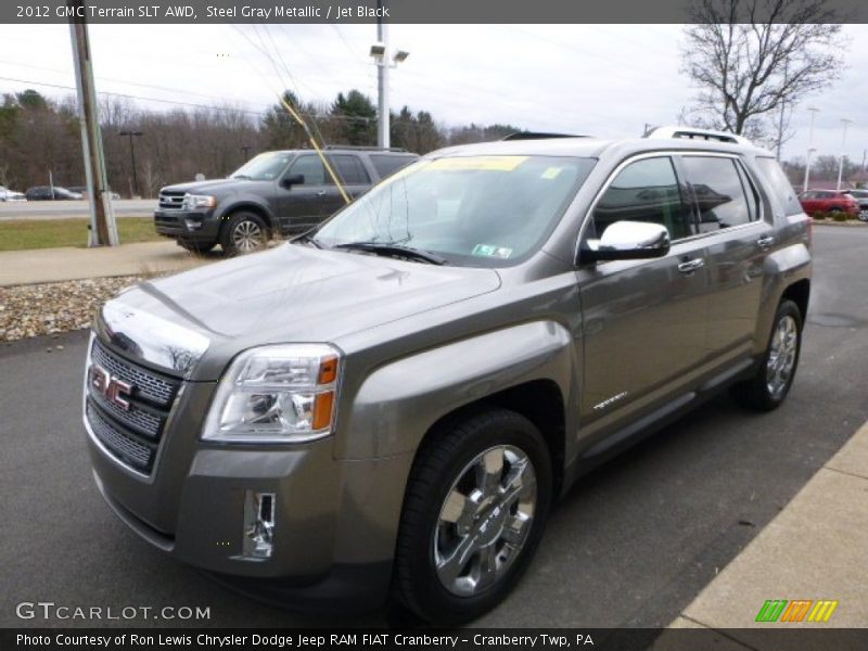 Steel Gray Metallic / Jet Black 2012 GMC Terrain SLT AWD