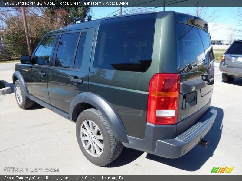 Tonga Green Pearlescent / Alpaca Beige 2008 Land Rover LR3 V8 SE