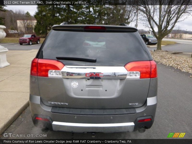 Steel Gray Metallic / Jet Black 2012 GMC Terrain SLT AWD