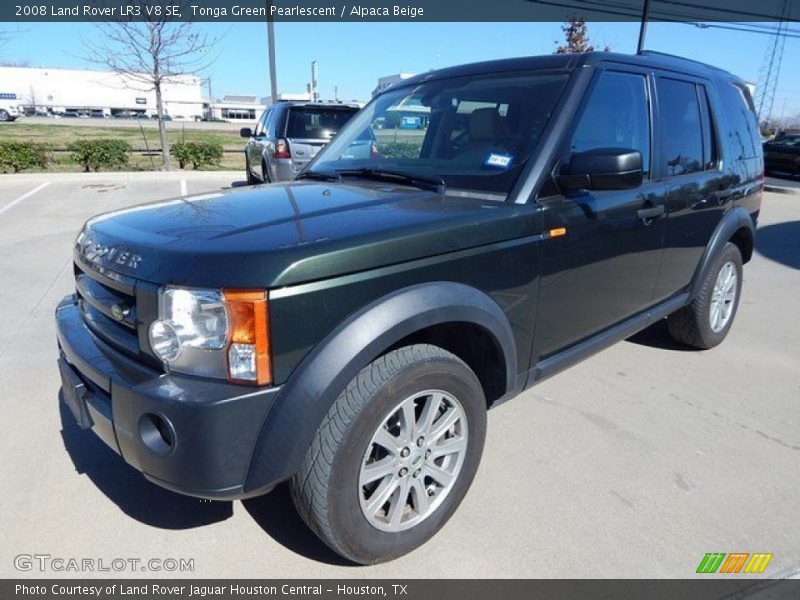 Tonga Green Pearlescent / Alpaca Beige 2008 Land Rover LR3 V8 SE