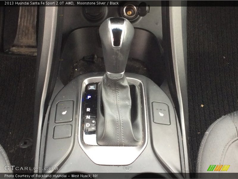 Moonstone Silver / Black 2013 Hyundai Santa Fe Sport 2.0T AWD