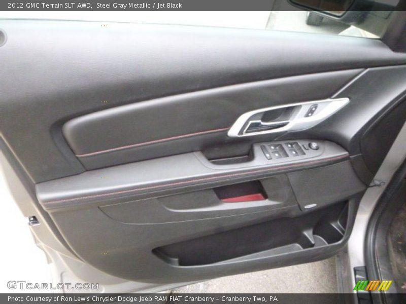 Steel Gray Metallic / Jet Black 2012 GMC Terrain SLT AWD