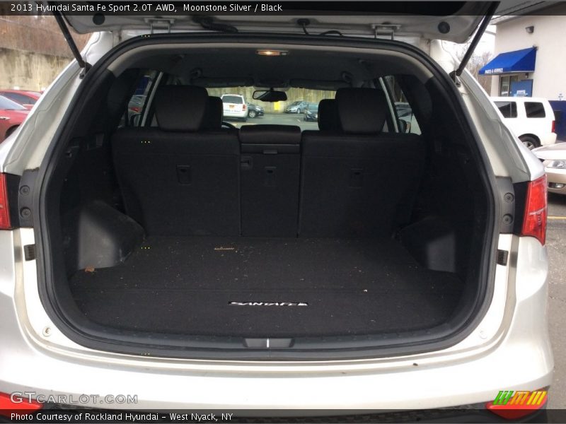 Moonstone Silver / Black 2013 Hyundai Santa Fe Sport 2.0T AWD