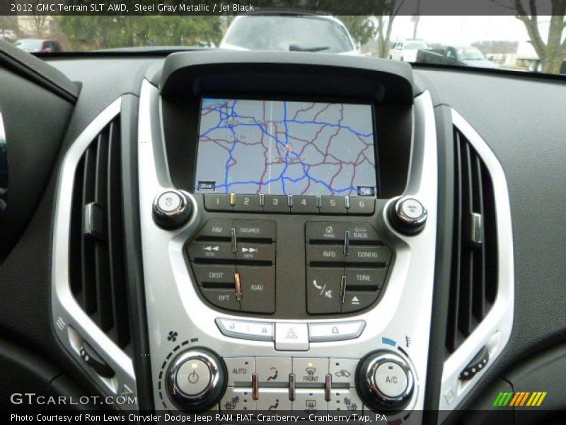 Steel Gray Metallic / Jet Black 2012 GMC Terrain SLT AWD