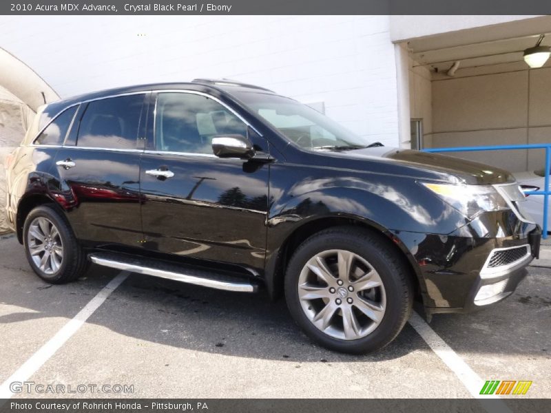 Crystal Black Pearl / Ebony 2010 Acura MDX Advance