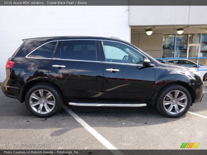 Crystal Black Pearl / Ebony 2010 Acura MDX Advance