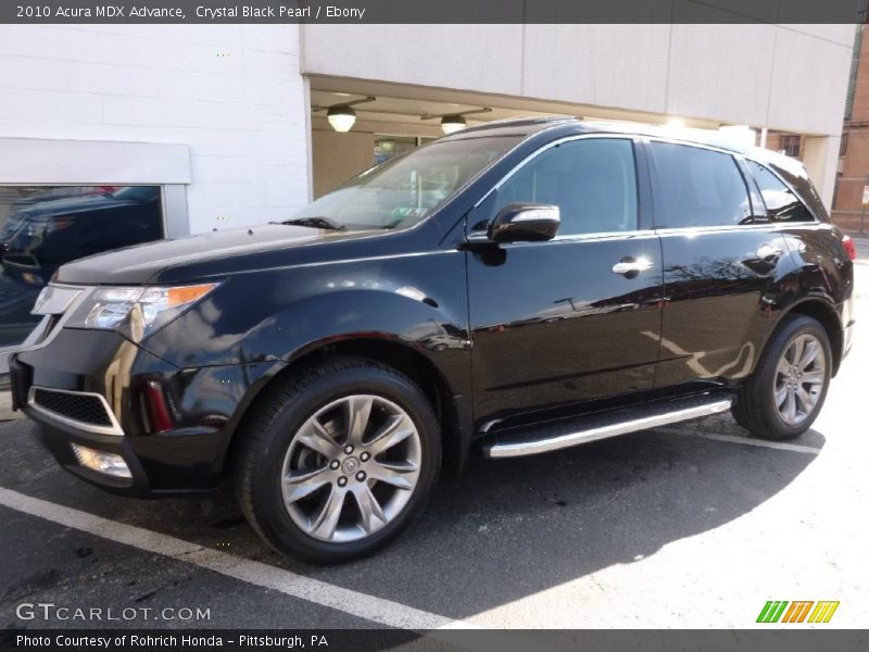 Crystal Black Pearl / Ebony 2010 Acura MDX Advance