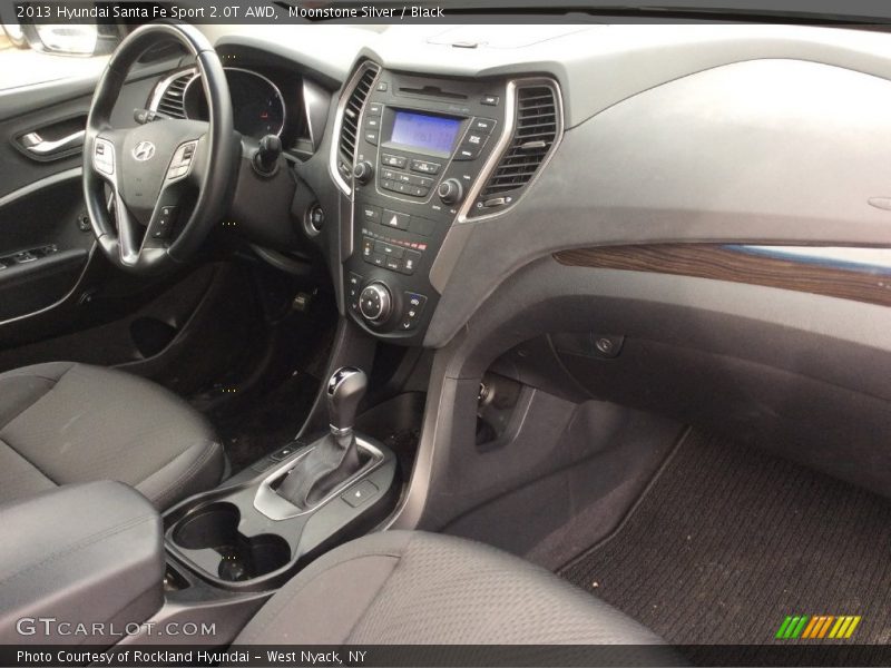 Moonstone Silver / Black 2013 Hyundai Santa Fe Sport 2.0T AWD
