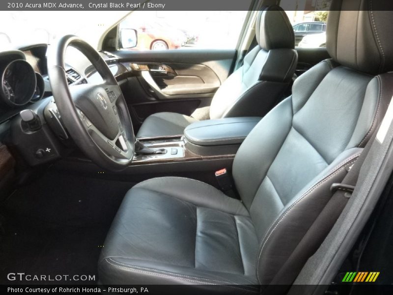 Crystal Black Pearl / Ebony 2010 Acura MDX Advance