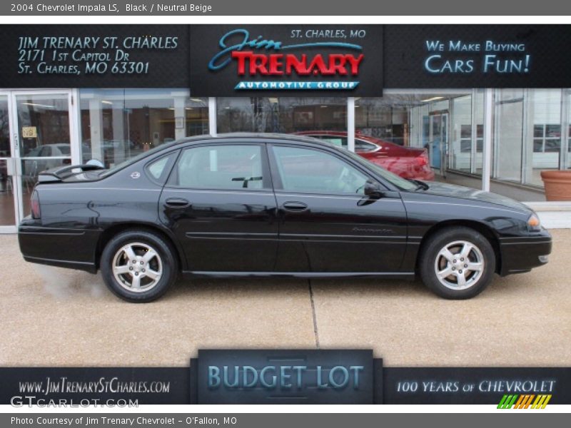 Black / Neutral Beige 2004 Chevrolet Impala LS