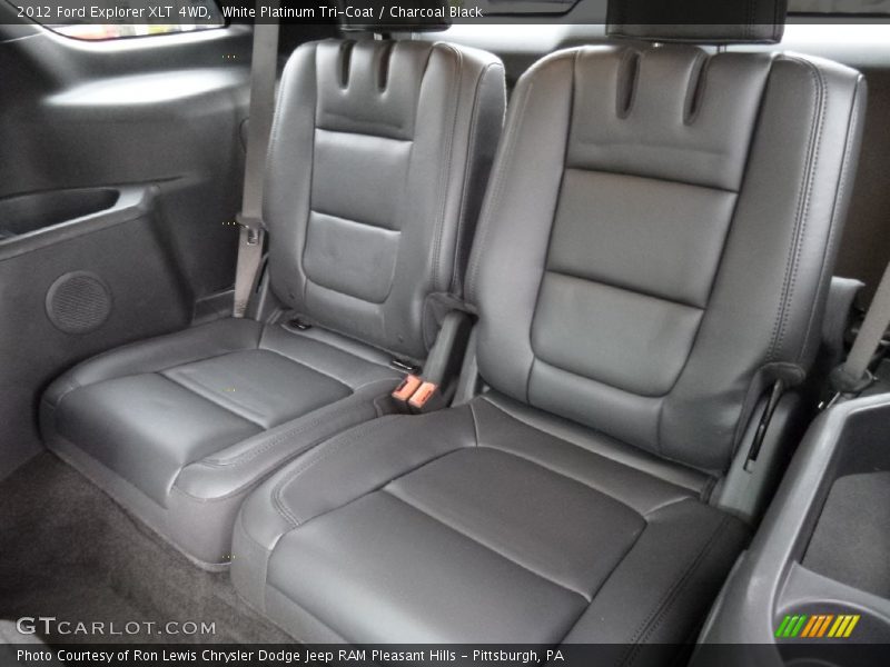 White Platinum Tri-Coat / Charcoal Black 2012 Ford Explorer XLT 4WD