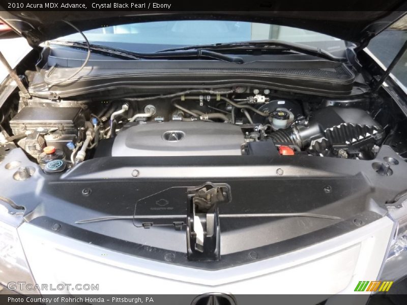 Crystal Black Pearl / Ebony 2010 Acura MDX Advance