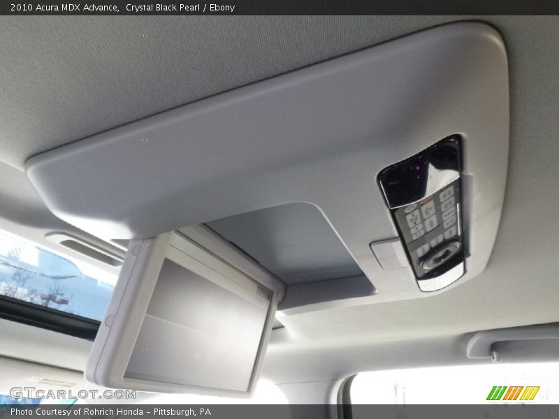 Crystal Black Pearl / Ebony 2010 Acura MDX Advance