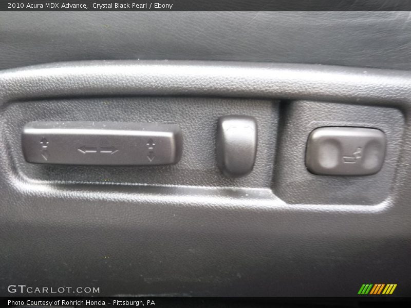 Crystal Black Pearl / Ebony 2010 Acura MDX Advance