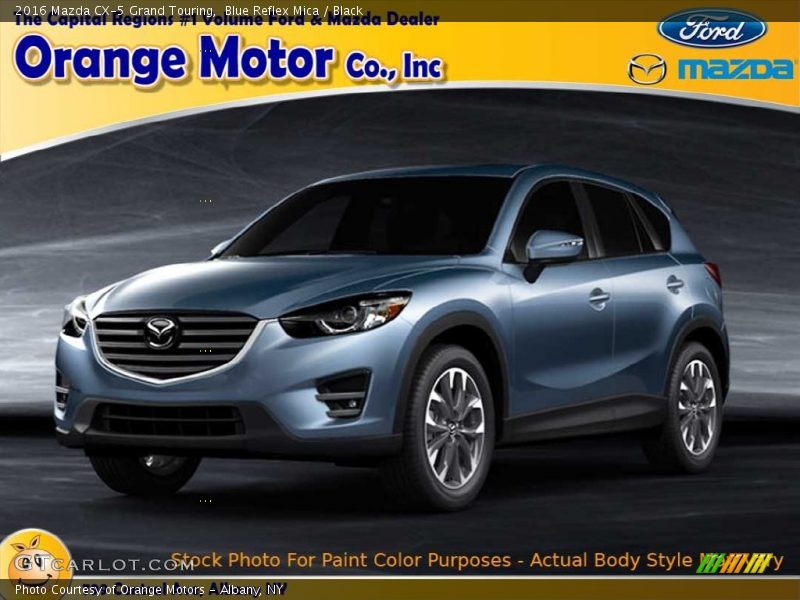 Blue Reflex Mica / Black 2016 Mazda CX-5 Grand Touring