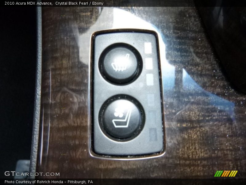 Crystal Black Pearl / Ebony 2010 Acura MDX Advance