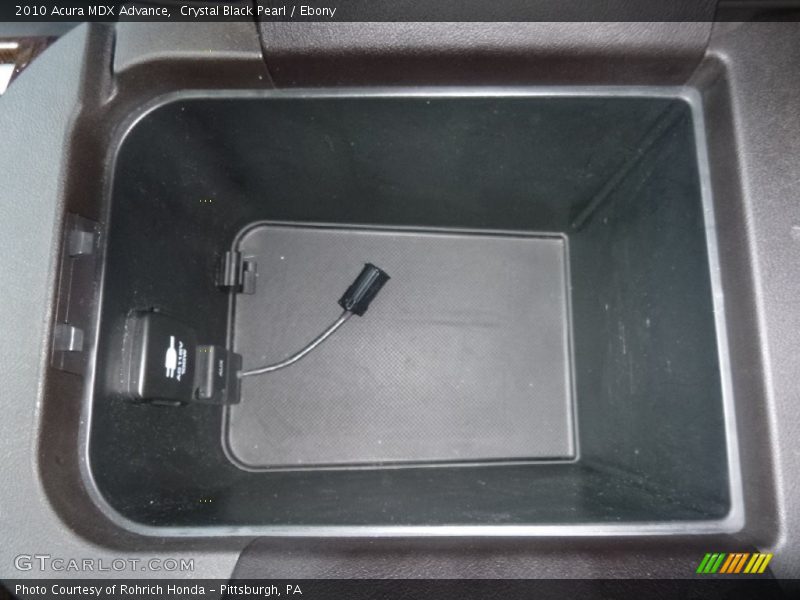 Crystal Black Pearl / Ebony 2010 Acura MDX Advance