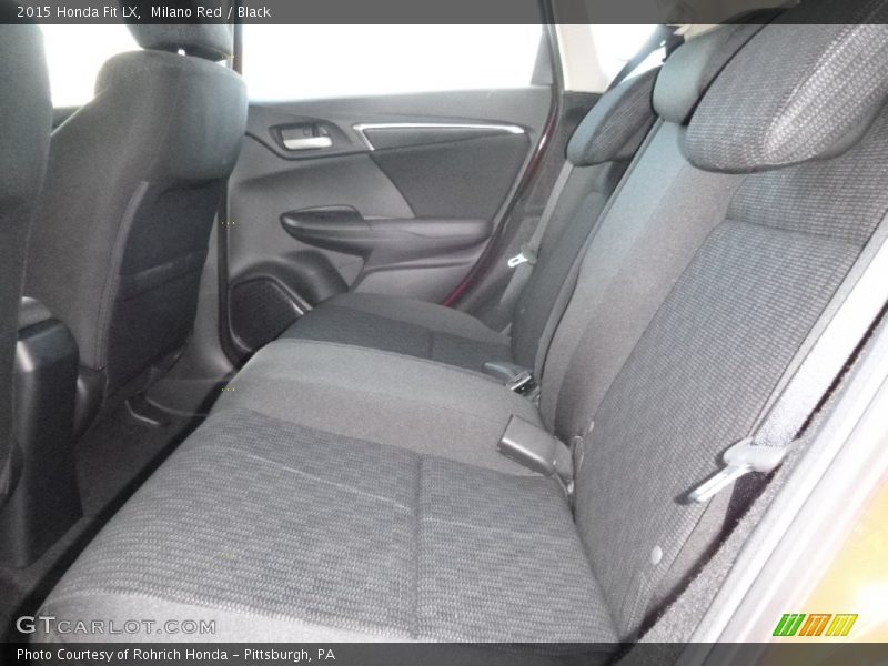 Milano Red / Black 2015 Honda Fit LX