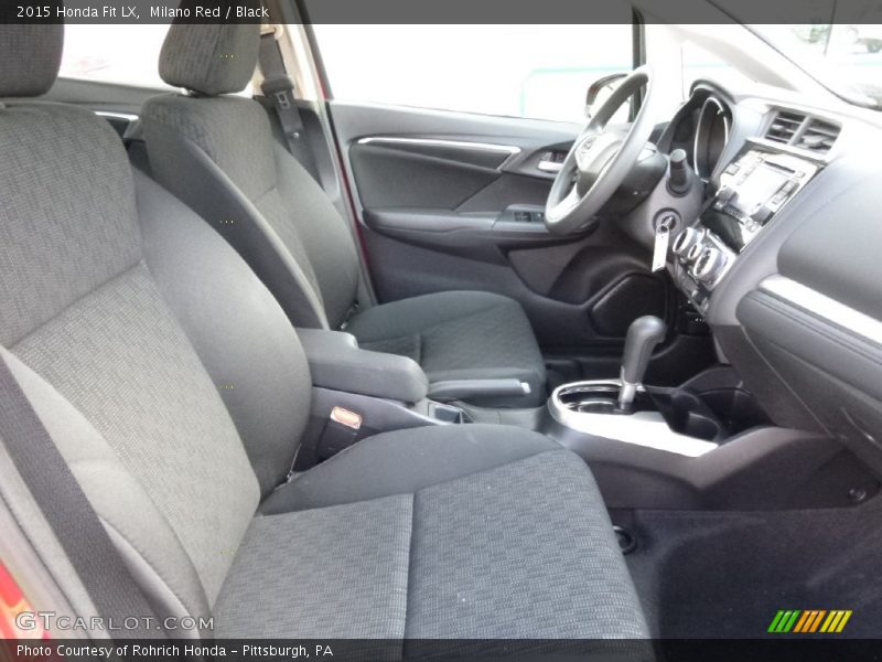 Milano Red / Black 2015 Honda Fit LX