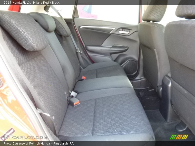 Milano Red / Black 2015 Honda Fit LX