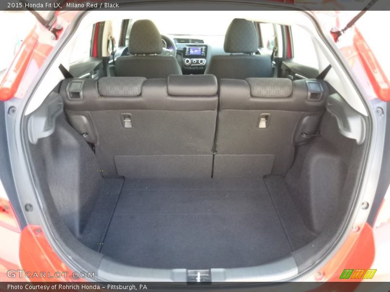 Milano Red / Black 2015 Honda Fit LX