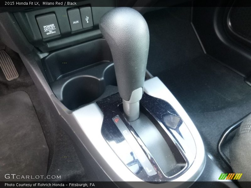 Milano Red / Black 2015 Honda Fit LX