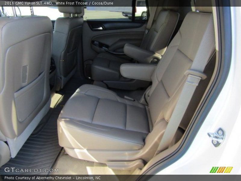 White Frost Tricoat / Cocoa/Dune 2016 GMC Yukon SLT 4WD