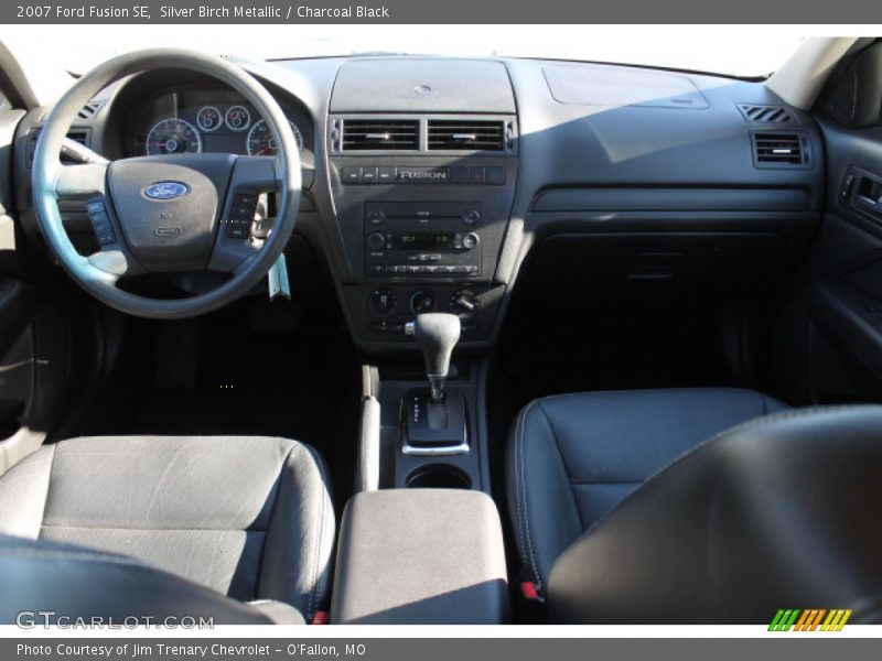 Silver Birch Metallic / Charcoal Black 2007 Ford Fusion SE