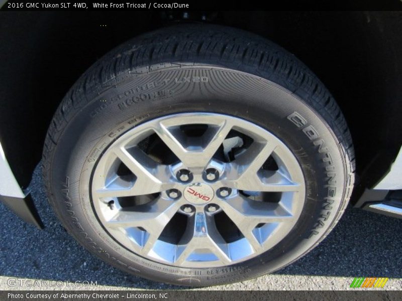 White Frost Tricoat / Cocoa/Dune 2016 GMC Yukon SLT 4WD