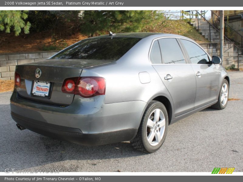 Platinum Grey Metallic / Art Grey 2008 Volkswagen Jetta SE Sedan