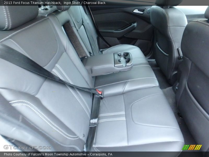 Ingot Silver / Charcoal Black 2013 Ford Focus Titanium Hatchback