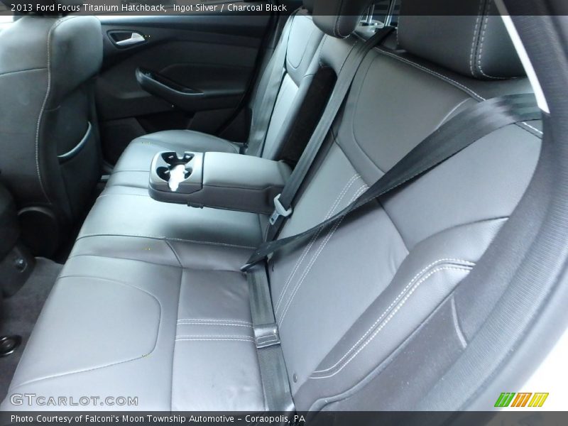 Ingot Silver / Charcoal Black 2013 Ford Focus Titanium Hatchback