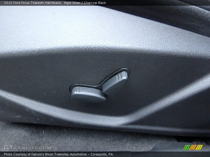 Ingot Silver / Charcoal Black 2013 Ford Focus Titanium Hatchback