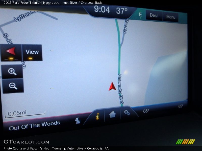 Ingot Silver / Charcoal Black 2013 Ford Focus Titanium Hatchback