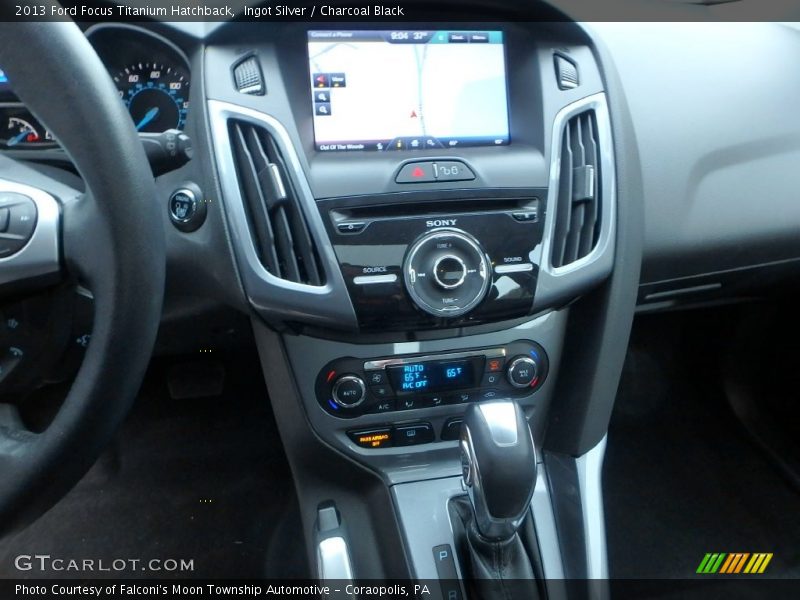 Ingot Silver / Charcoal Black 2013 Ford Focus Titanium Hatchback