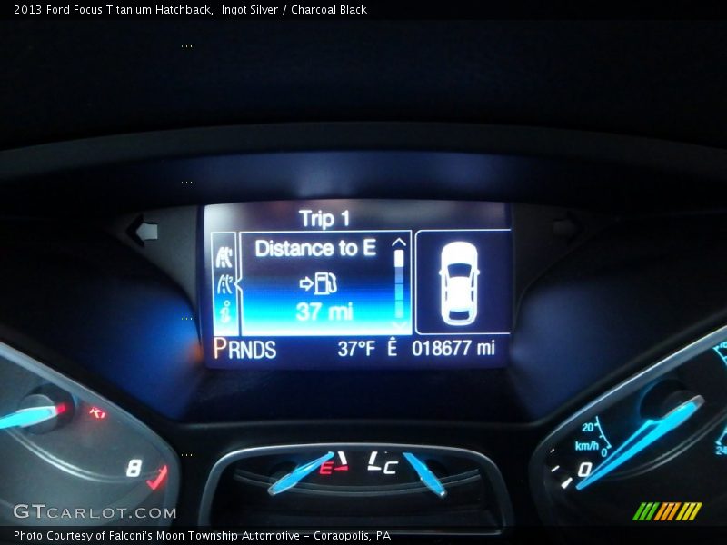 Ingot Silver / Charcoal Black 2013 Ford Focus Titanium Hatchback