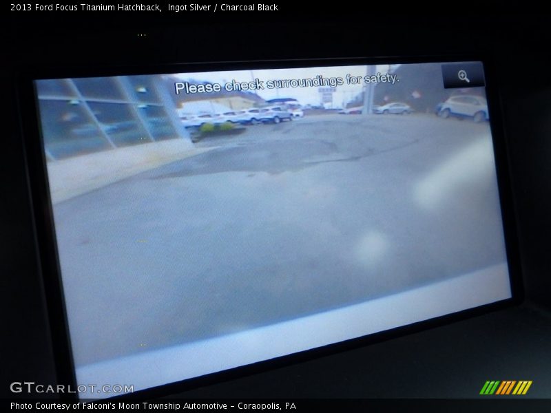 Ingot Silver / Charcoal Black 2013 Ford Focus Titanium Hatchback